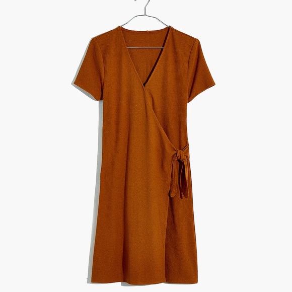 Texture & Thread Short-Sleeve Side-Tie Dress - Picture 3 of 4